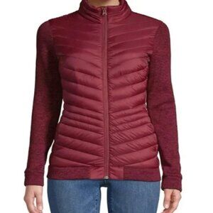 Lands' End Women's Ultra Lightweight Down Packable Sweater Fleece Jacket